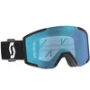 Image de Masque de ski SCOTT Shield (black/white - AMP aurora green chrome S1) Cat.1