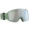 Image de Masque de ski SCOTT Shield (soft green/black - AMP white chrome S2 ) Cat.2