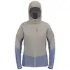 Image de Veste hybride ODLO JACKET INSULATED ASCENT HYBRID (silver cloud - Blue heron) femme