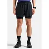 Image de Odlo Short De Running 2 En 1 5 Inch Zeroweight 2.0 Pour Homme, Xl, Black