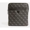 Image de Guess - Sacoche plate crossbody Vezzola Smart monogrammes  - Noir