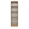 Image de Kaffi - BibliothÃ¨que Style Scandinave Salon - 50x30x181 - 5 Tablettes - ÃtagÃ¨re Ã Livres - Artisan