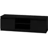 Image de Meuble TV moderne pour salon 120 cm - Noir