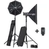 Image de ELINCHROM KIT Ã©clairage studio DLITE RX 4 SOFTBOX TO GO