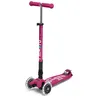 Image de Trottinette Maxi Micro Deluxe Pliable Led - Baie Rouge