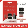 Image de Carte Micro-SD 512 Go - ZISONIX - SDXC/SDHC - Classe 10 - Adaptateur inclus - Compatible smartphones et camÃ©ras