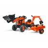 Image de Tractopelle enfant kubota avec remorque + excavatrice 2 à 5 ans - falk