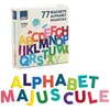 Image de Magnets alphabet majuscule 77 pcs
