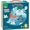 Image de 3 puzzles animaux du monde