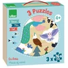 Image de 3 puzzles terre mer ciel