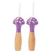 Image de Corde à sauter mauve à pois