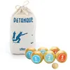 Image de Jeu de pétanque en bois rétro