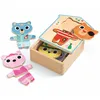 Image de Puzzle bois +2y dressup-mix djeco
