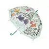 Image de Parapluie fleurs et oiseaux plastique illustre