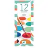 Image de Peinture - palette de 12 couleurs gouache