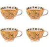 Image de Lot de 4 tasses peony 36 cl