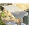 Image de Ombrière macramé en polycoton rectangulaire, fait main, 3 x 2 m - jardiline