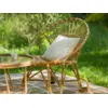 Image de Fauteuil de jardin rond en rotin tressée - jardiline