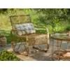 Image de Fauteuil de jardin carré en rotin tressé - jardiline