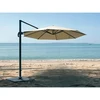 Image de Parasol rond en aluminium et toile polyester avec pied en croix - tobago éco - ø