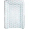 Image de Matelas à langer bébé luxe géométrique bleu 50x70 cm