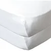 Image de Drap housse 70x140 cm - lot de 2 - blanc blanc en coton