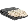 Image de Plaid uni recyclé isabel caviar 130 x 1 