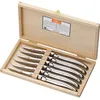 Image de Coffret de 6 couteaux jean dubost laguiole premium 2,5 mm inox