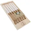 Image de Coffret de 6 couteaux jean dubost laguiole chêne pefc