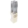 Image de Bloc de 6 couteaux à steak jean dubost laguiole inox