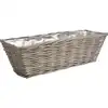 Image de Jardinière en osier gris 50 cm