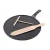 Image de Chasseur crêpière en fonte 30cm noir