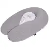 Image de Coussin de grossesse multirelax 3 en 1 jersey gris chiné lapins