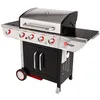 Image de Barbecue au gaz manhattan 450gpi - 4 brûleurs + réchaud 14kw