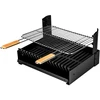 Image de Barbecue au charbon de bois grilloir à poser réglable en hauteurs