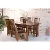 Image de Lauren - table à manger rectangulaire 160 à 200 cm bois marron