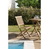 Image de Fun - ensemble de 2 chaises de jardin java en bois teck