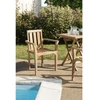 Image de Fun - ensemble de 2 fauteuils de jardin empilables en bois teck