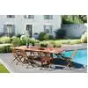 Image de Maeva - table de jardin bois teck huilé rect. Double ext. 200 à 300cm
