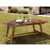 Image de Maeva - table de jardin rect. Scandi ext. 180 à 240cm bois teck huilé