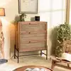 Image de Sixtine - commode 3 tiroirs en bois de teck recyclé