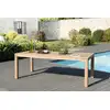 Image de Kim - table de jardin 6 à 8 personnes vieste 220 x 100 cm en bois teck