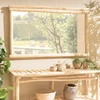 Image de Will - miroir rectangulaire en branches de bois de teck naturel