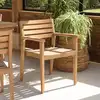 Image de Kally - lot de 2 fauteuils de jardin en bois teck