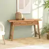 Image de Sandy - console 2 tiroirs bois pin recyclé