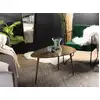 Image de Johan - table basse goutte d'eau aluminium doré