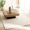Image de Quentin - tapis rectangulaire 200x290cm en laine tissée couleur blanc