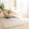 Image de Quentin - tapis rectangulaire 160x230cm en laine tissée couleur beige