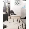 Image de Tom - lot de 2 tabourets de bar john anthracite hauteur d'assise 65cm