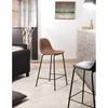 Image de Tom - lot de 2 tabourets de bar john marron hauteur d'assise 65cm